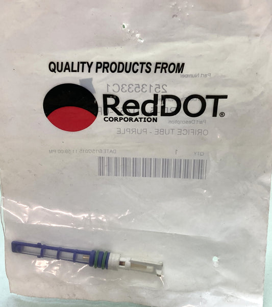 New Genuine RedDOT 2513533C1 Orifice Tube, Purple