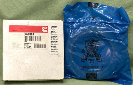 New Genuine Cummins 3020183 Oil Seal