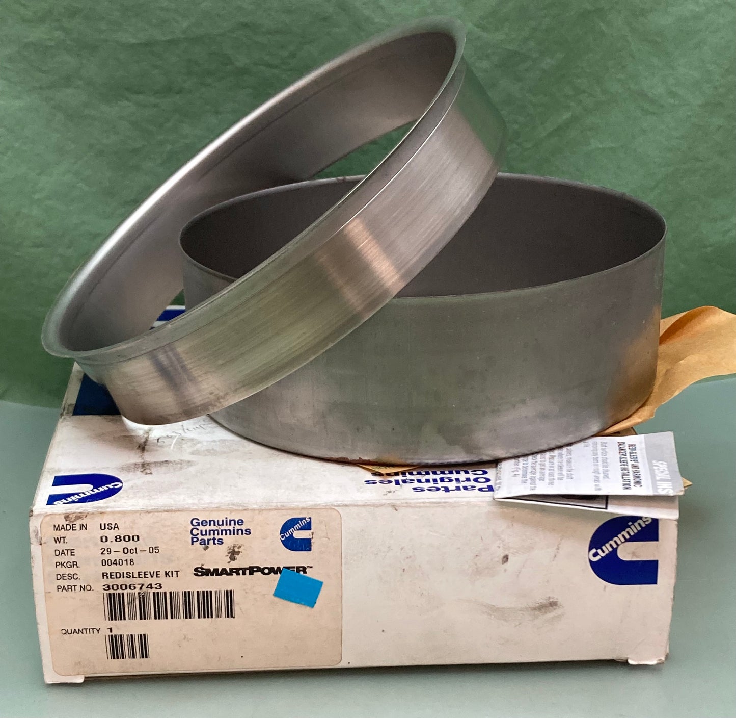 New Genuine Cummins 3006743 Redisleeve Kit