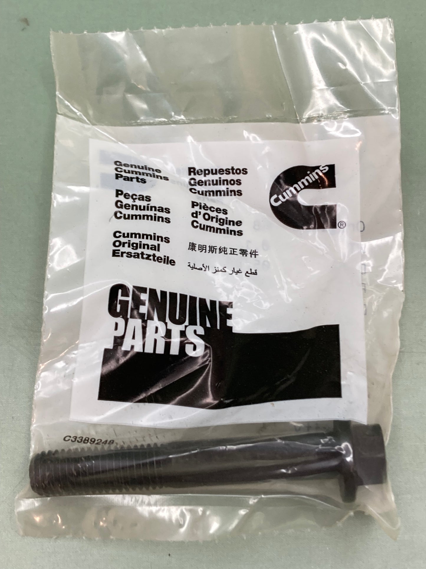 New Genuine Cummins 3914177 Screw Cap Hexagon Flange Head
