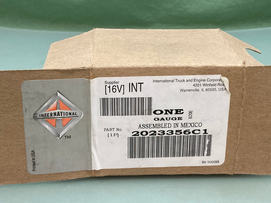 New Genuine International 2023356C1 GAUGE OIL PRESS RECVR. ENG-BLK