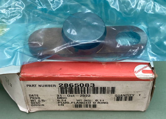New Genuine Cummins 2865083 Flanged O Ring Plug