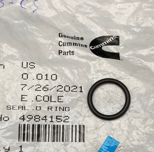 New Genuine Cummins 4984152 Seal O-Ring