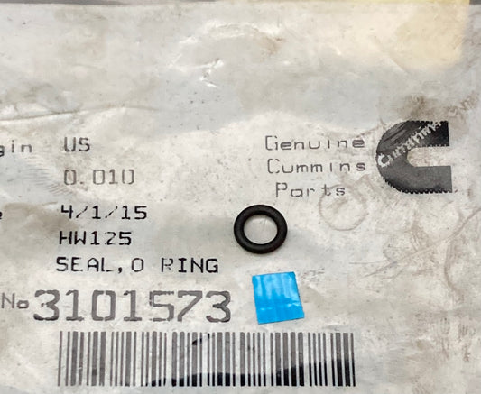 New Genuine Cummins 3101573 Seal, O-Ring