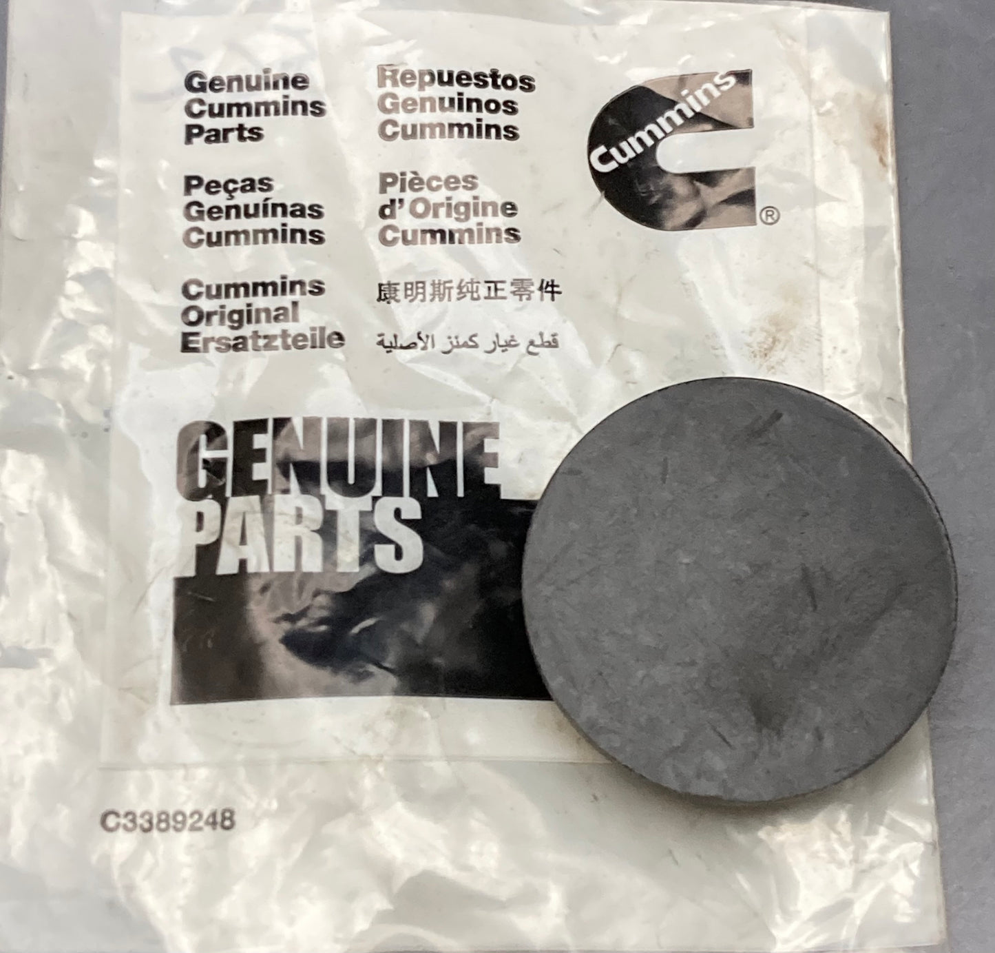 New Genuine Cummins 3688113 Front Gear Cover Plug
