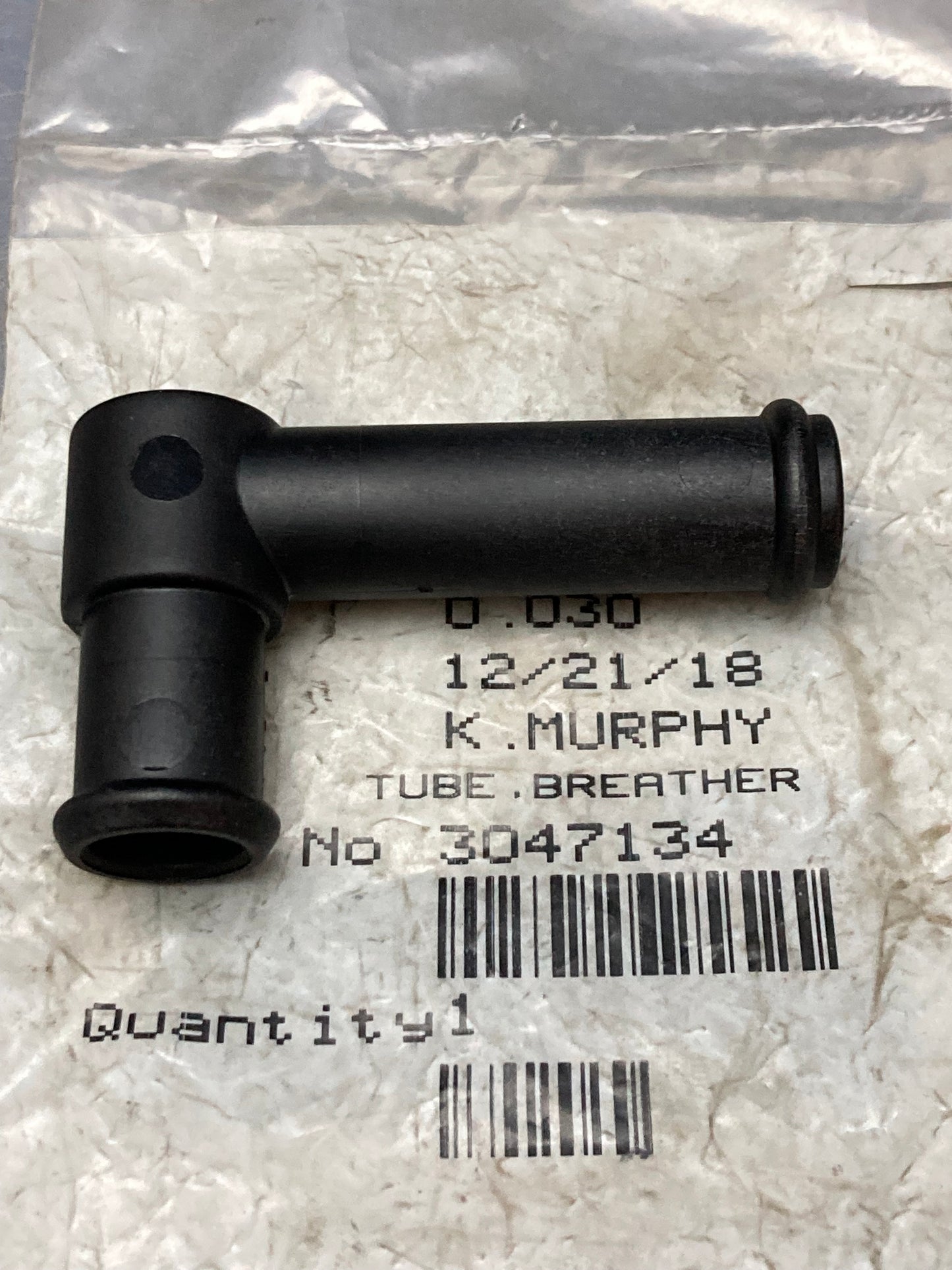 New Genuine Cummins 3047134 Tube, Breather
