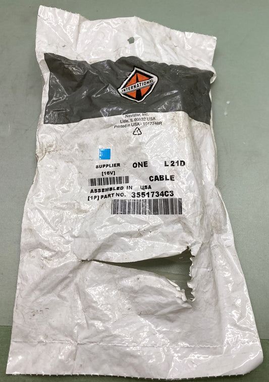 New Genuine International 3551734C3 Hood Safety Cable
