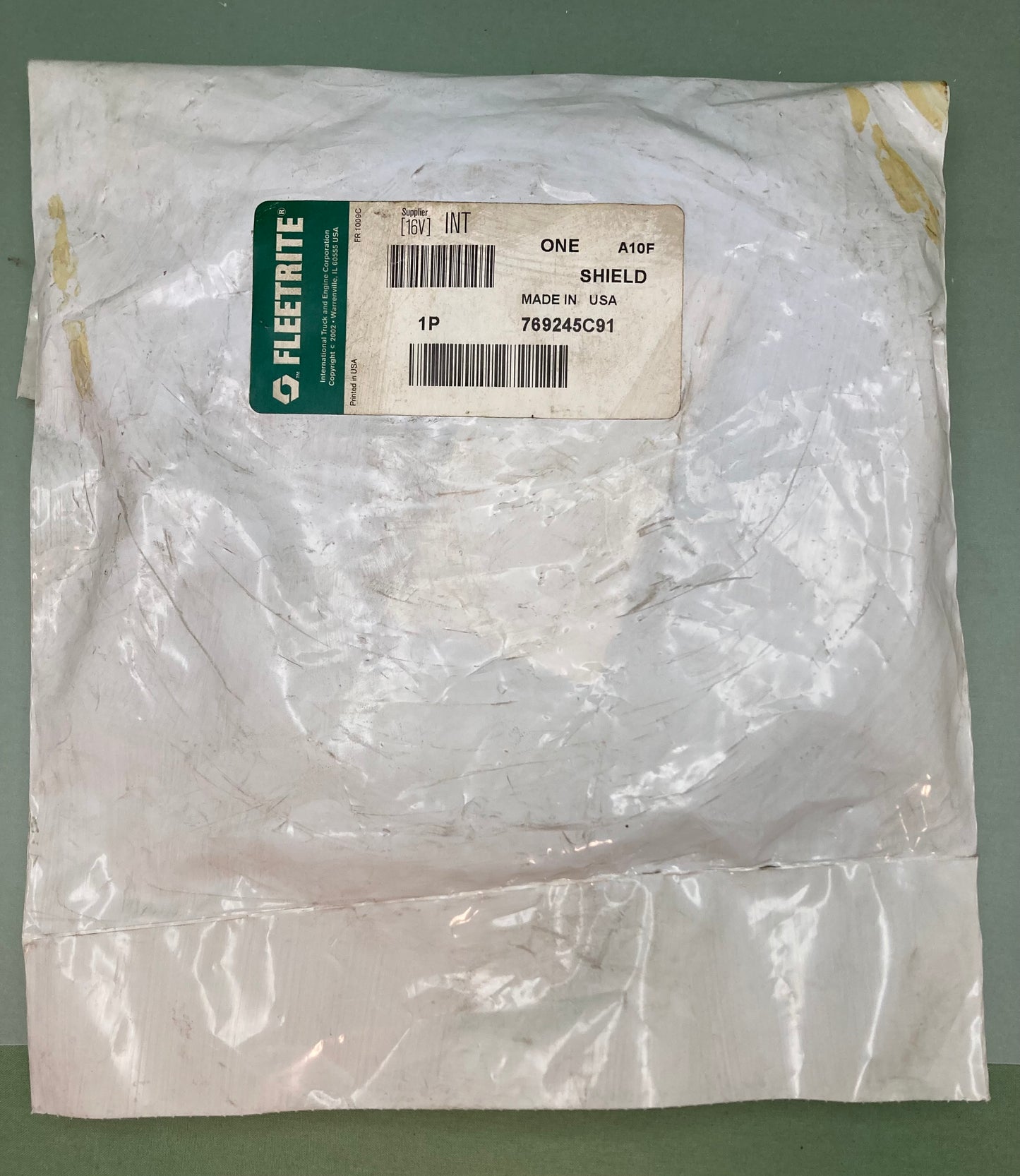 New Genuine Fleetrite 769245C91 Air Horn Shield International