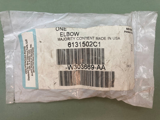 New Genuine International 6131502C1 Elbow 90 Degree M22 X 3/8 Inch Ptc