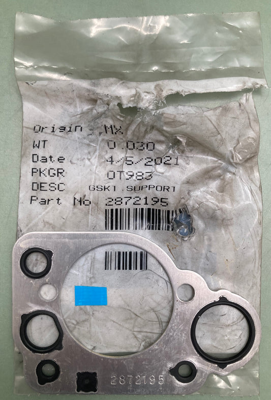 New Genuine Cummins 2872195 Gasket Support