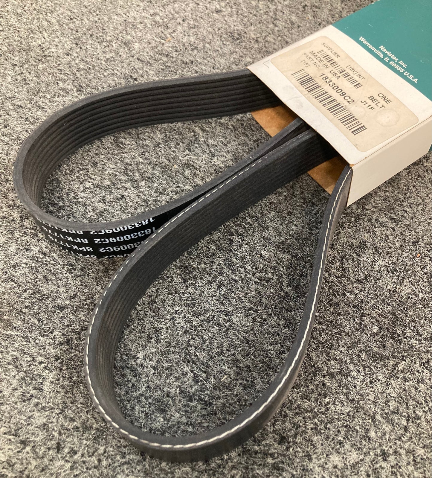 New Genuine Fleetrite 1833009C2 Serpentine Drive Belt