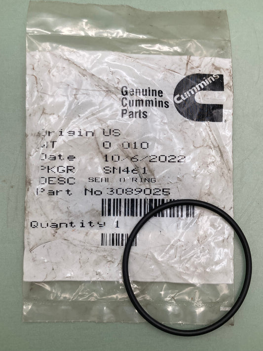 New Genuine Cummins 3089025 Seal, O-Ring