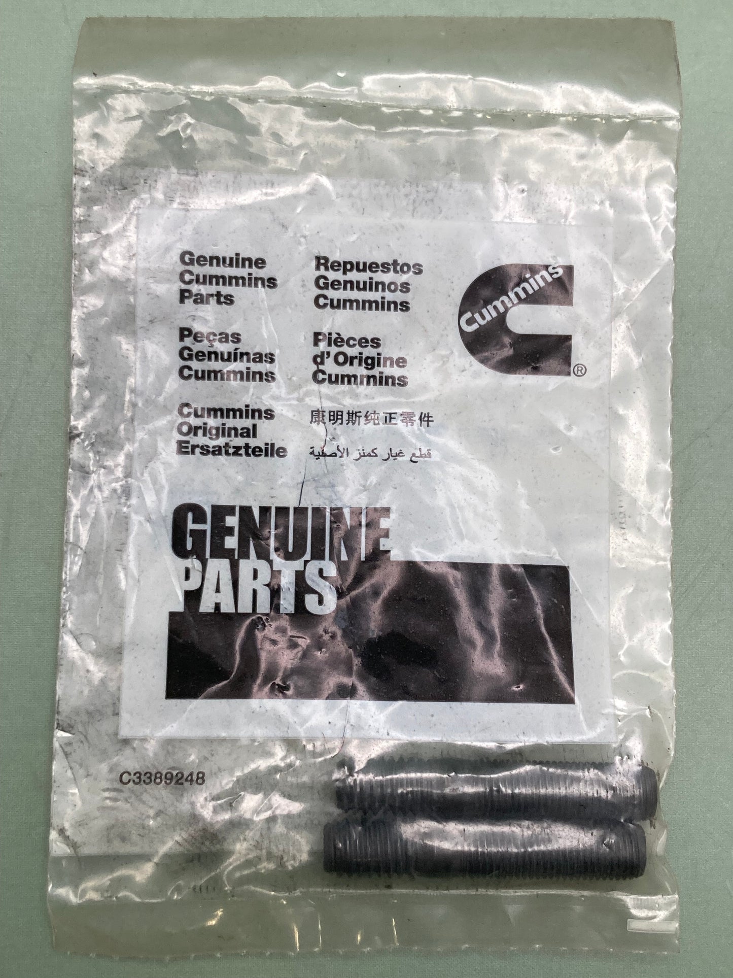 2 Pk New Genuine Cummins 3056155 Stud