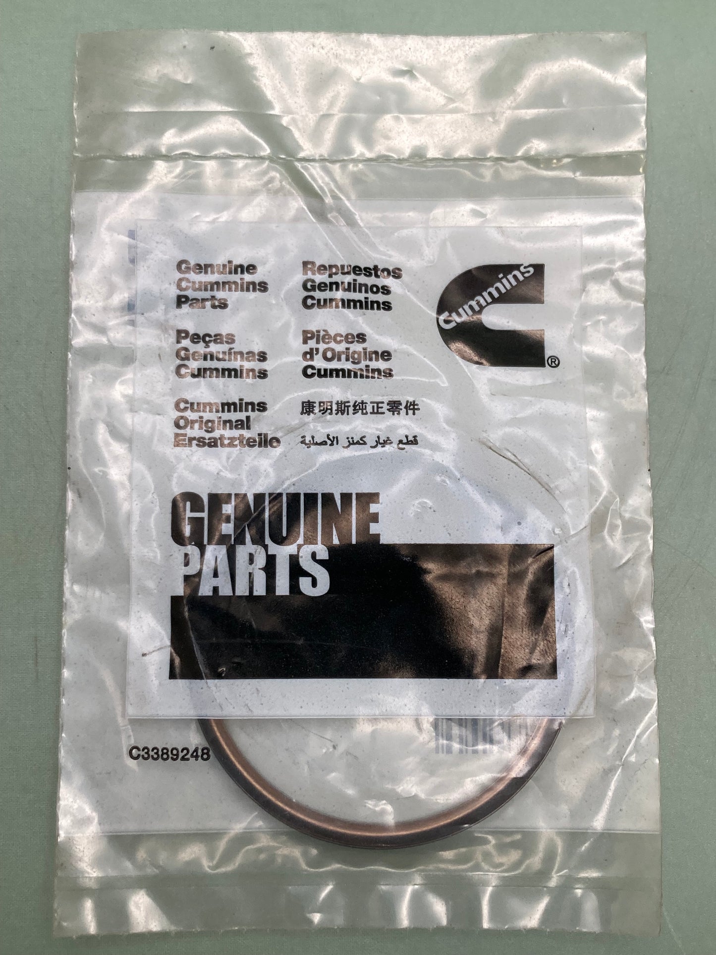 New Genuine Cummins 3683940 Seal, Manifold Exhaust