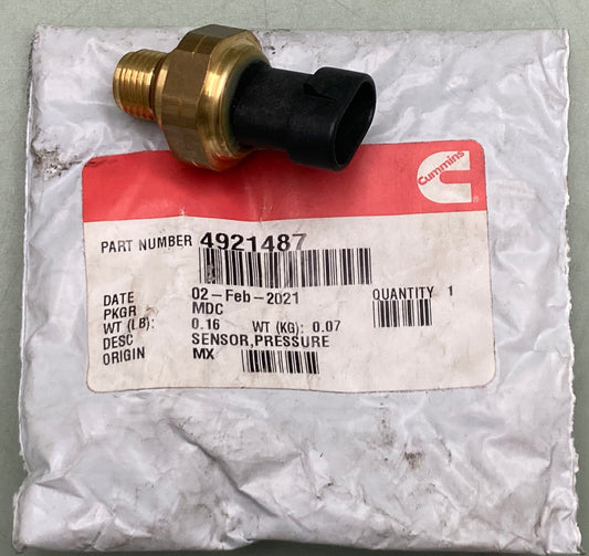 New Genuine Cummins 4921487 Sensor, Pressure