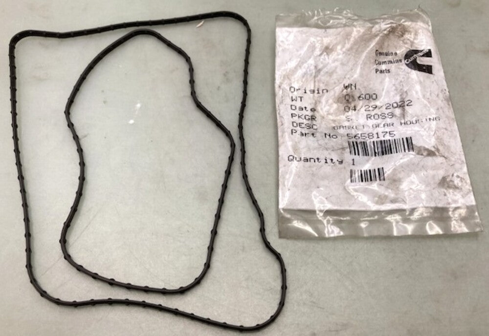 New Genuine Cummins 5658175 Gasket, Gear Housing