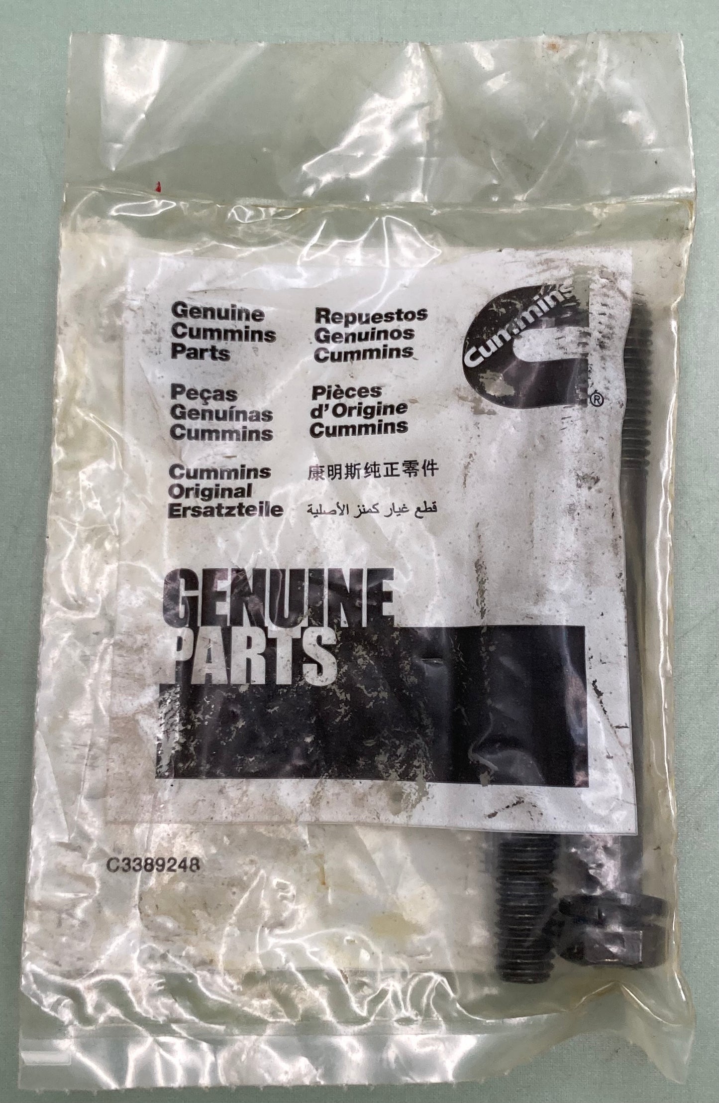 2 Pk New Genuine Cummins 3010597 Screw, Captive Washer