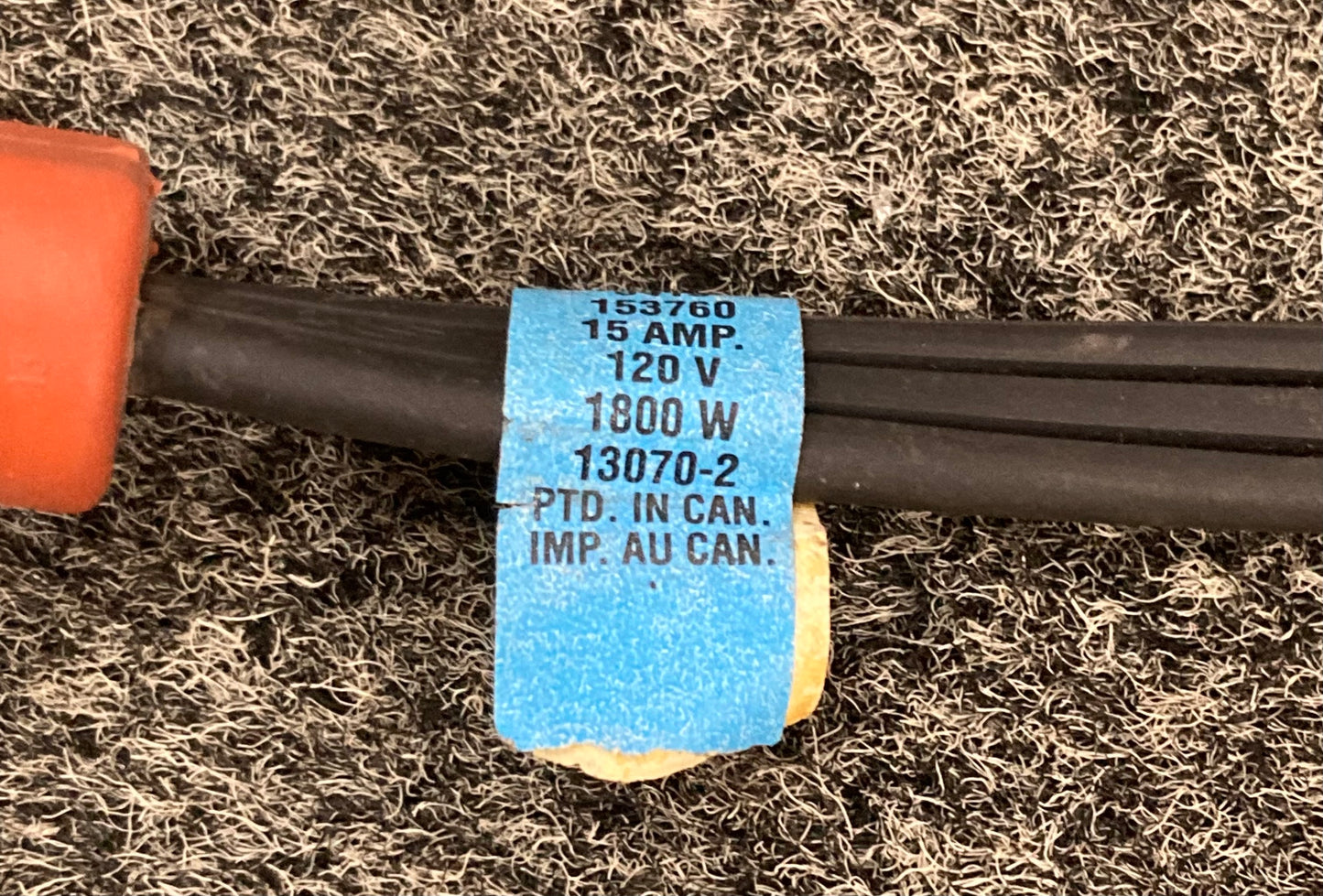 New Genuine Cordan 153760 Block Heater Cord