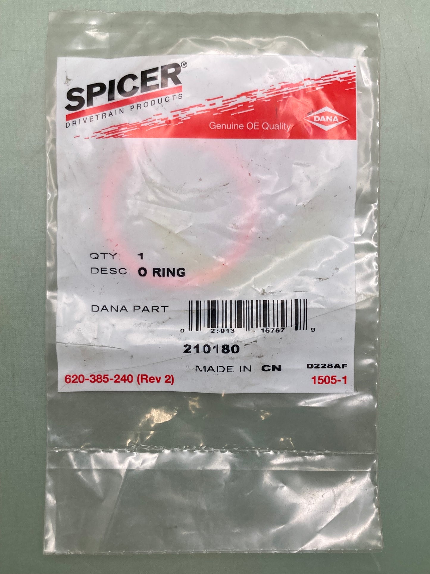 New Genuine Spicer 210180 O-Ring