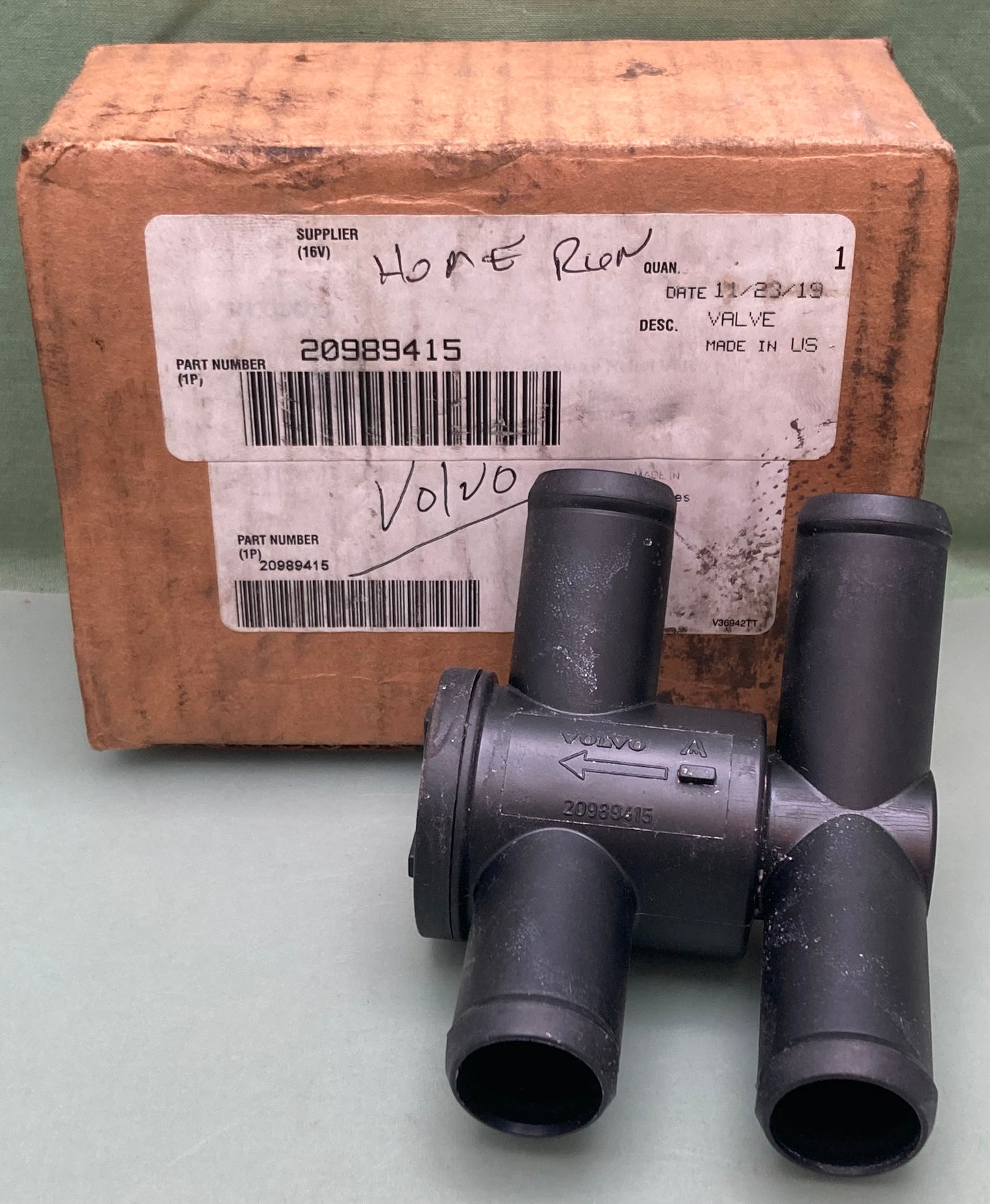 New Genuine Volvo 20989415 Multi-Purpose Check Valve