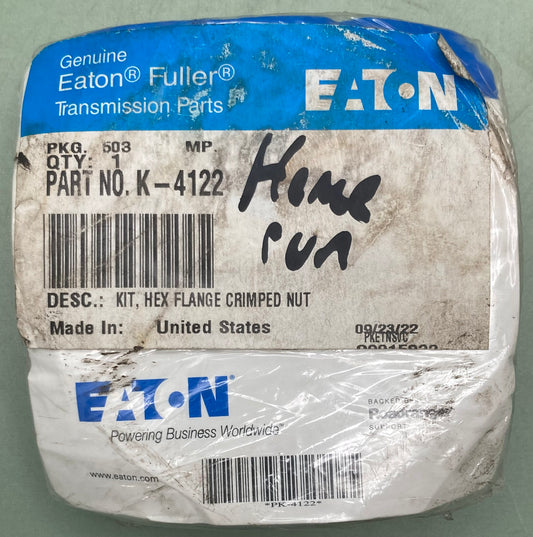 New Genuine Eaton K-4122 Kit, Hex Flange Crimped Nut