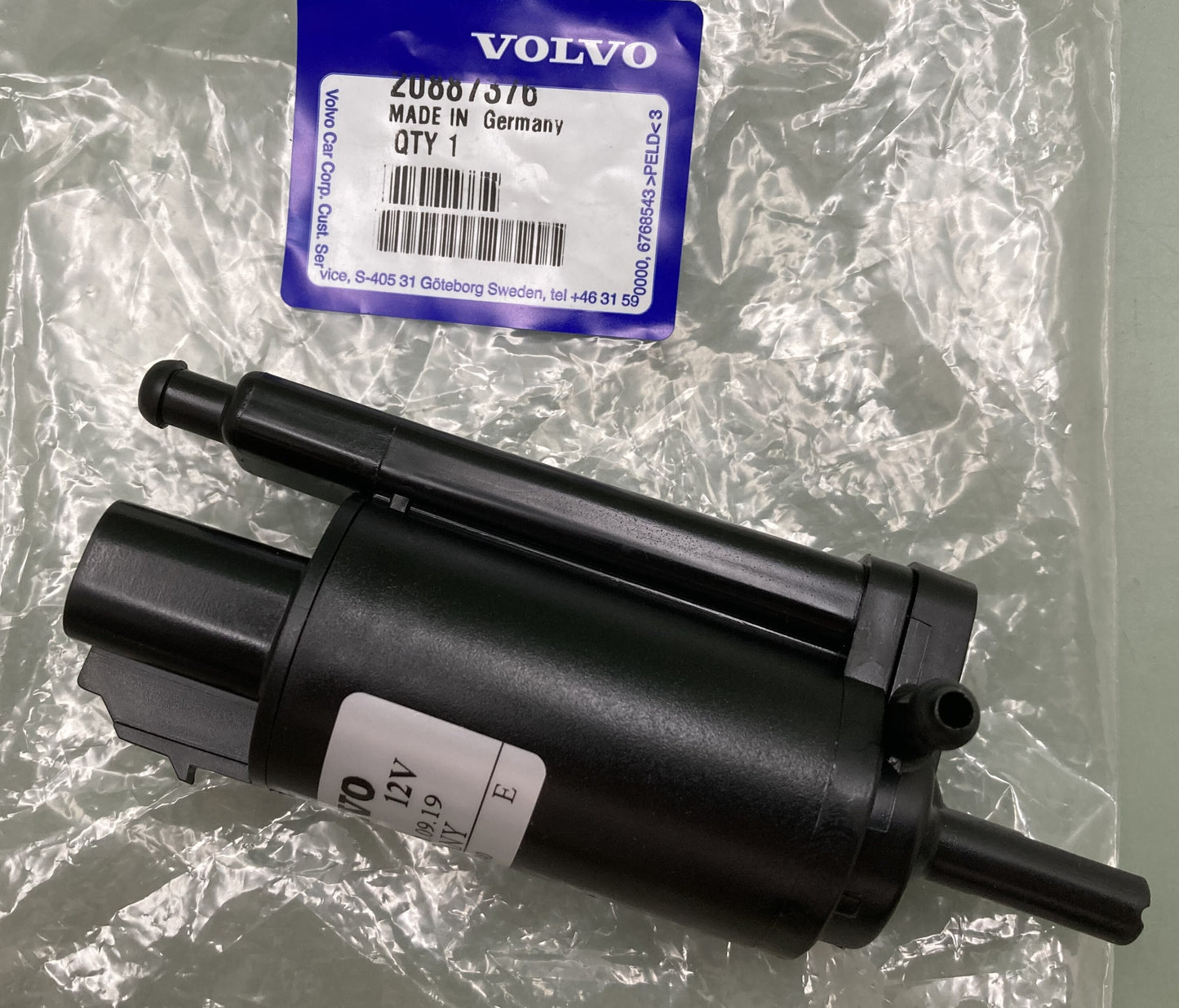 New Genuine Volvo 20887370 Windshield Washer Pump