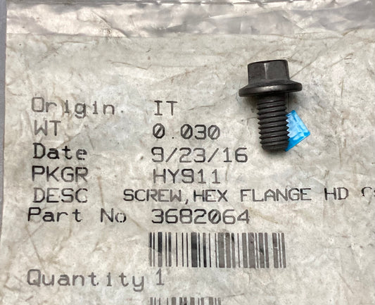 New Genuine Cummins 3682064 Screw, Hex Flange