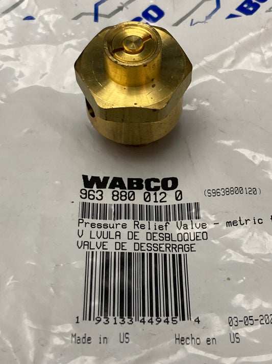 New Genuine Wabco 963 880 012 0 Pressure Relief Valve