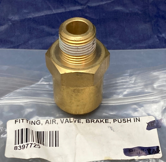 New Replaces Volvo 8397725 Brass PLC Male Connector 5/8 X 3/8in