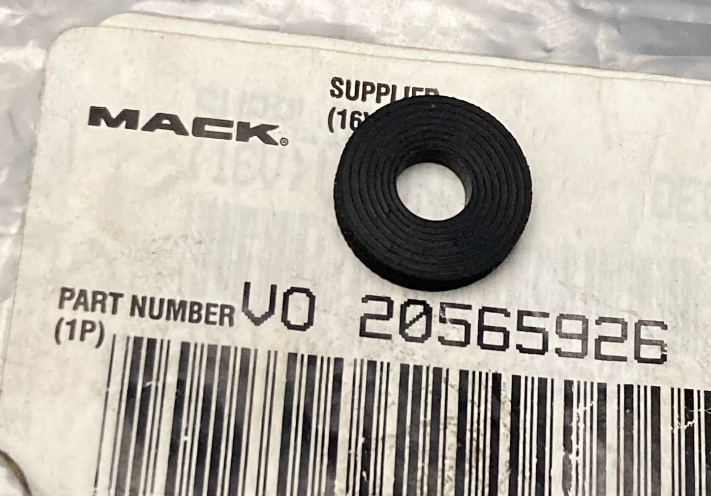 New Genuine Mack VO 20565926 Rubber Washer