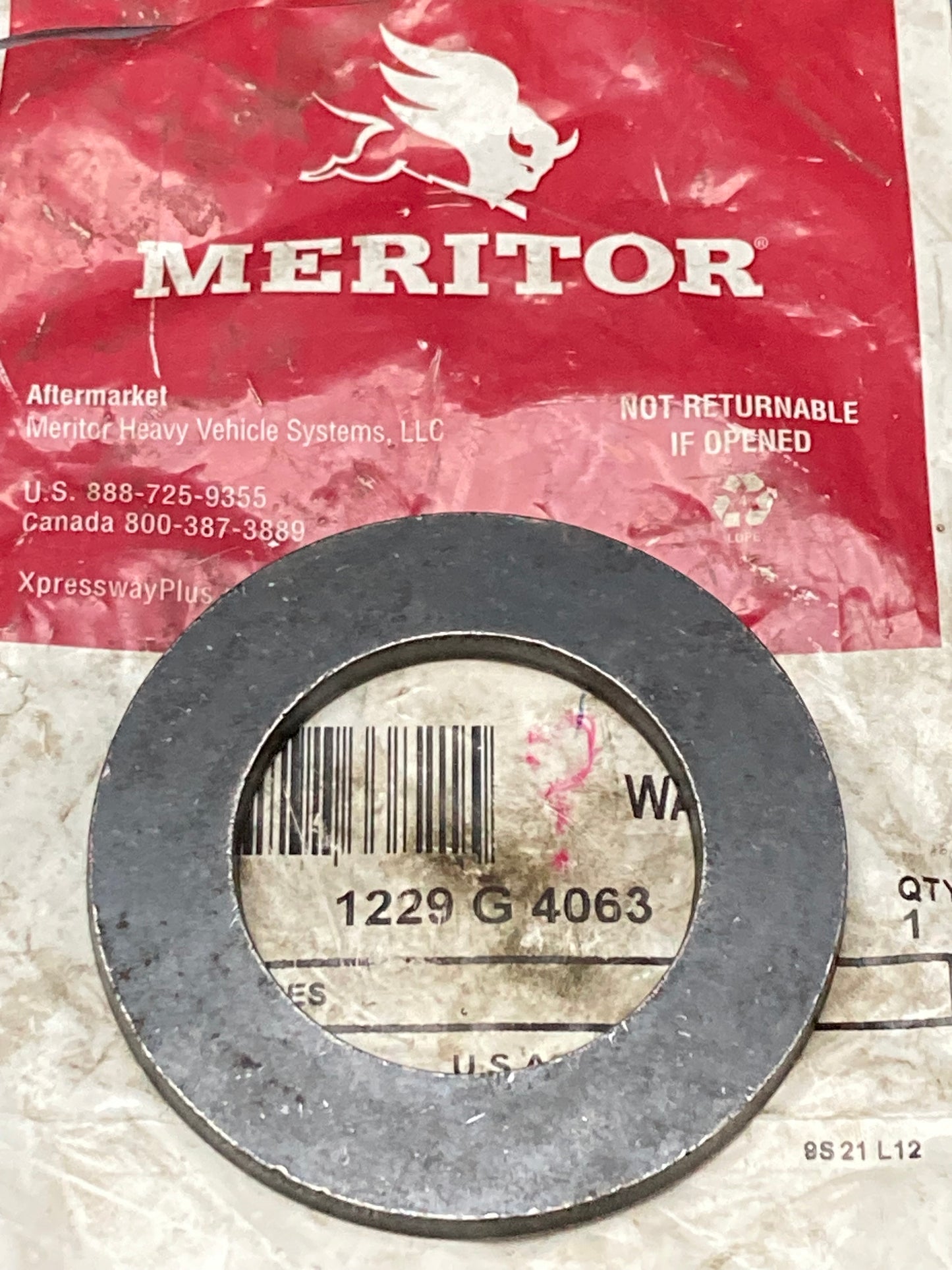 New Genuine Meritor 1229 G 4063 Washer