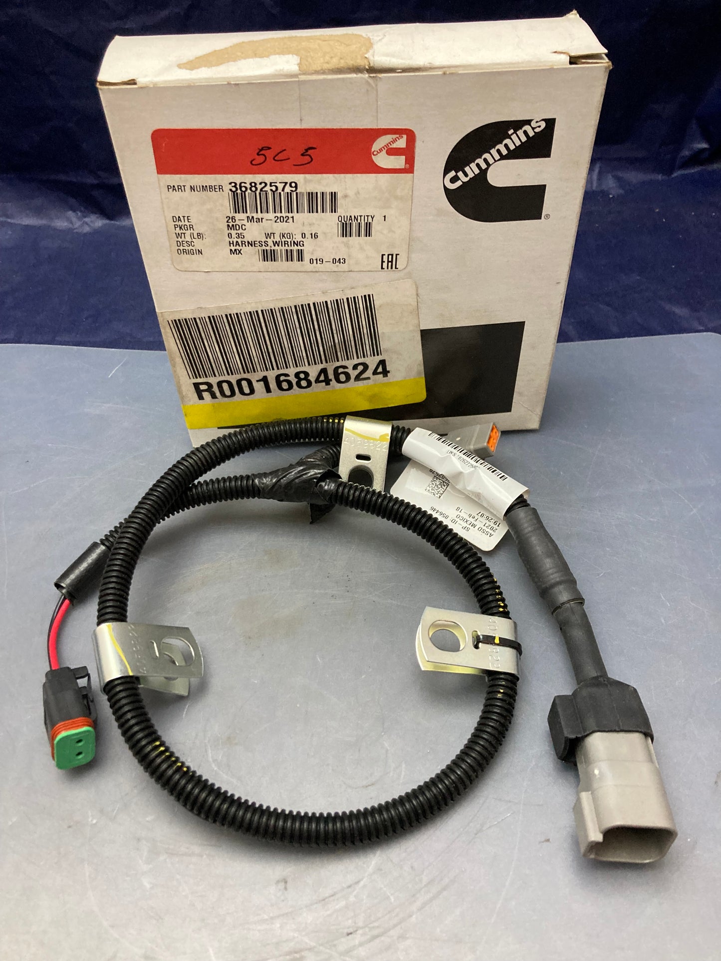 New Genuine Cummins 3682579 Harness, Wiring