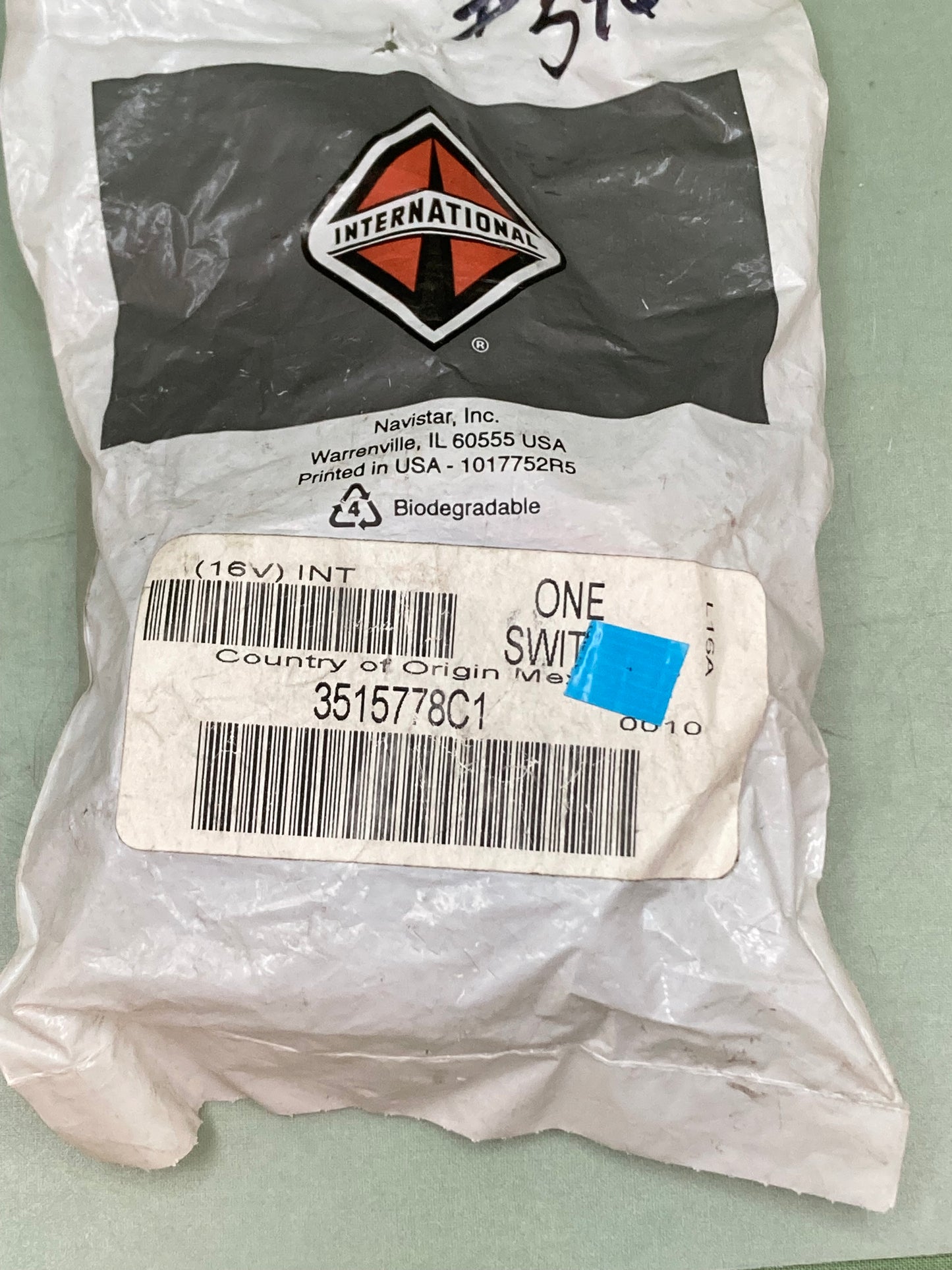 New Genuine International 3515778C1 SWITCH PJOWER MIR