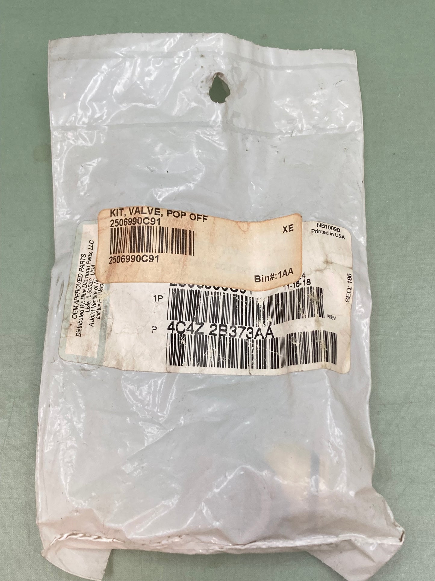 New Genuine International 2506990C91 Air Brake Safety Valve Kit