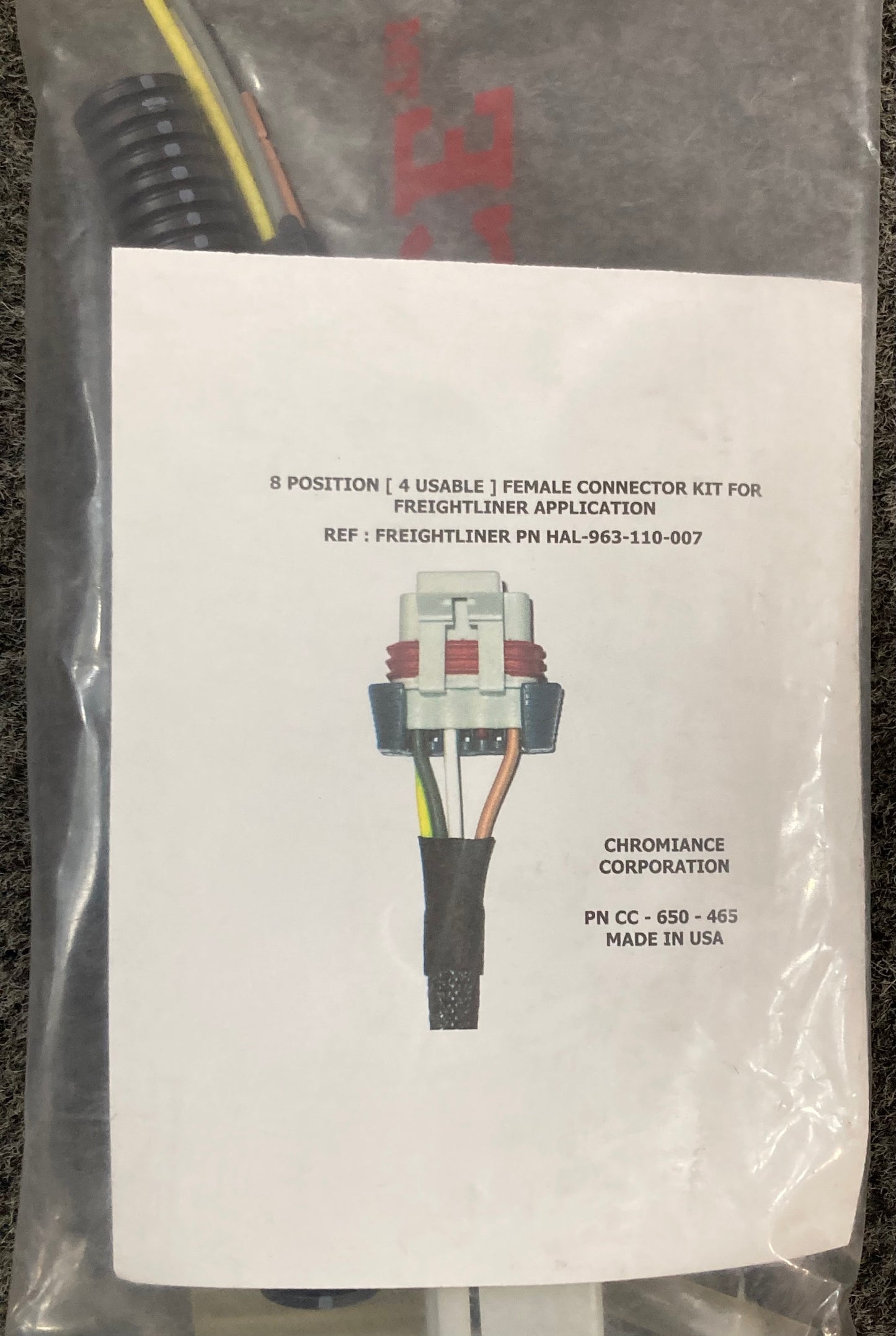 New Genuine Cromiance CC-650-465 Connector Kit