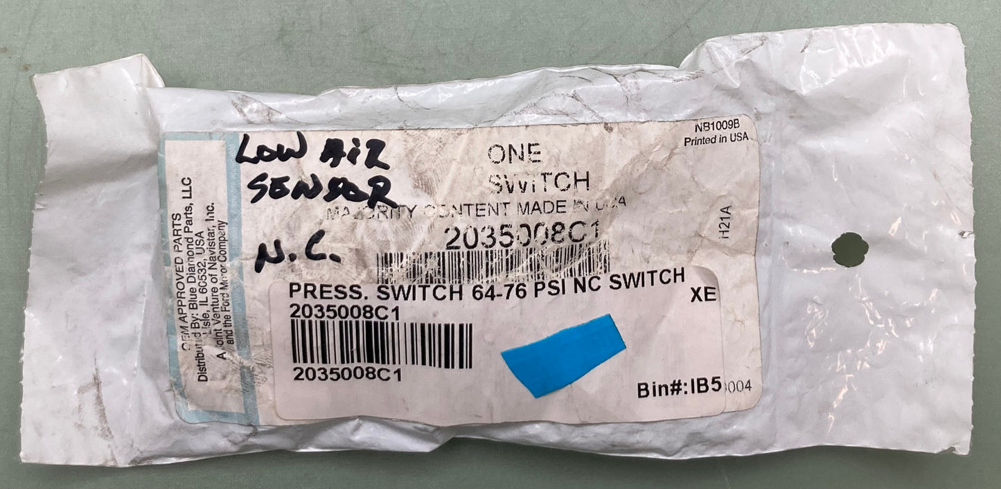 New Genuine International 2035008C1 Air Brake Pressure Switch