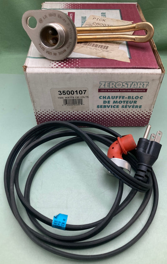 New Genuine Zerostart 3500107 Engine Heater