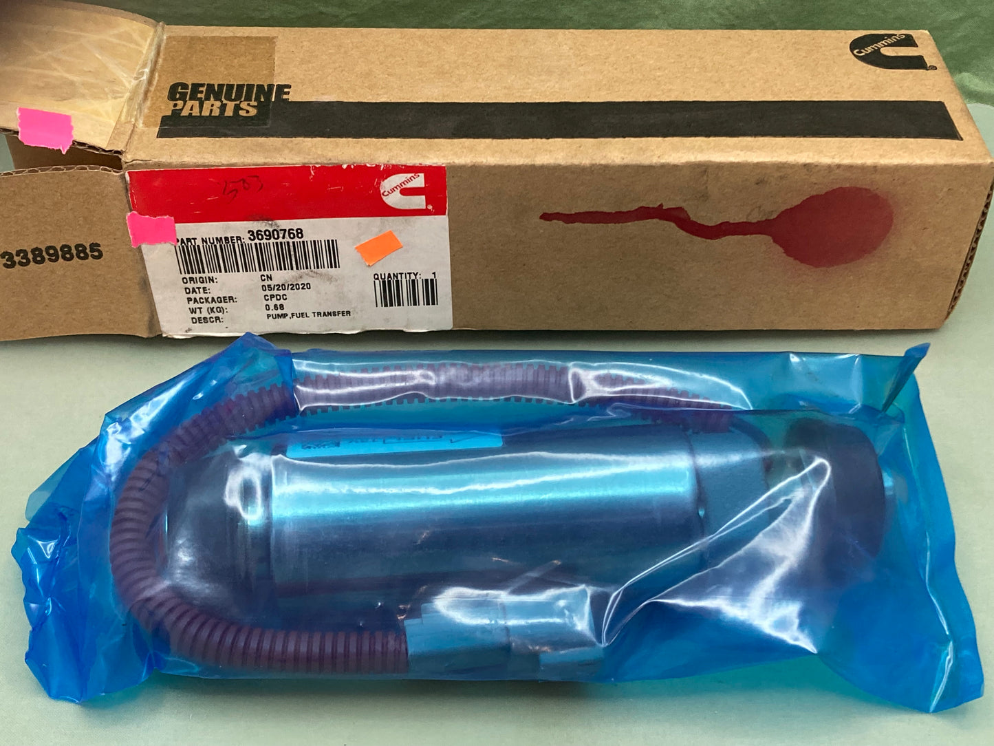 New Genuine Cummins 3690768 Fuel Transfer Pump