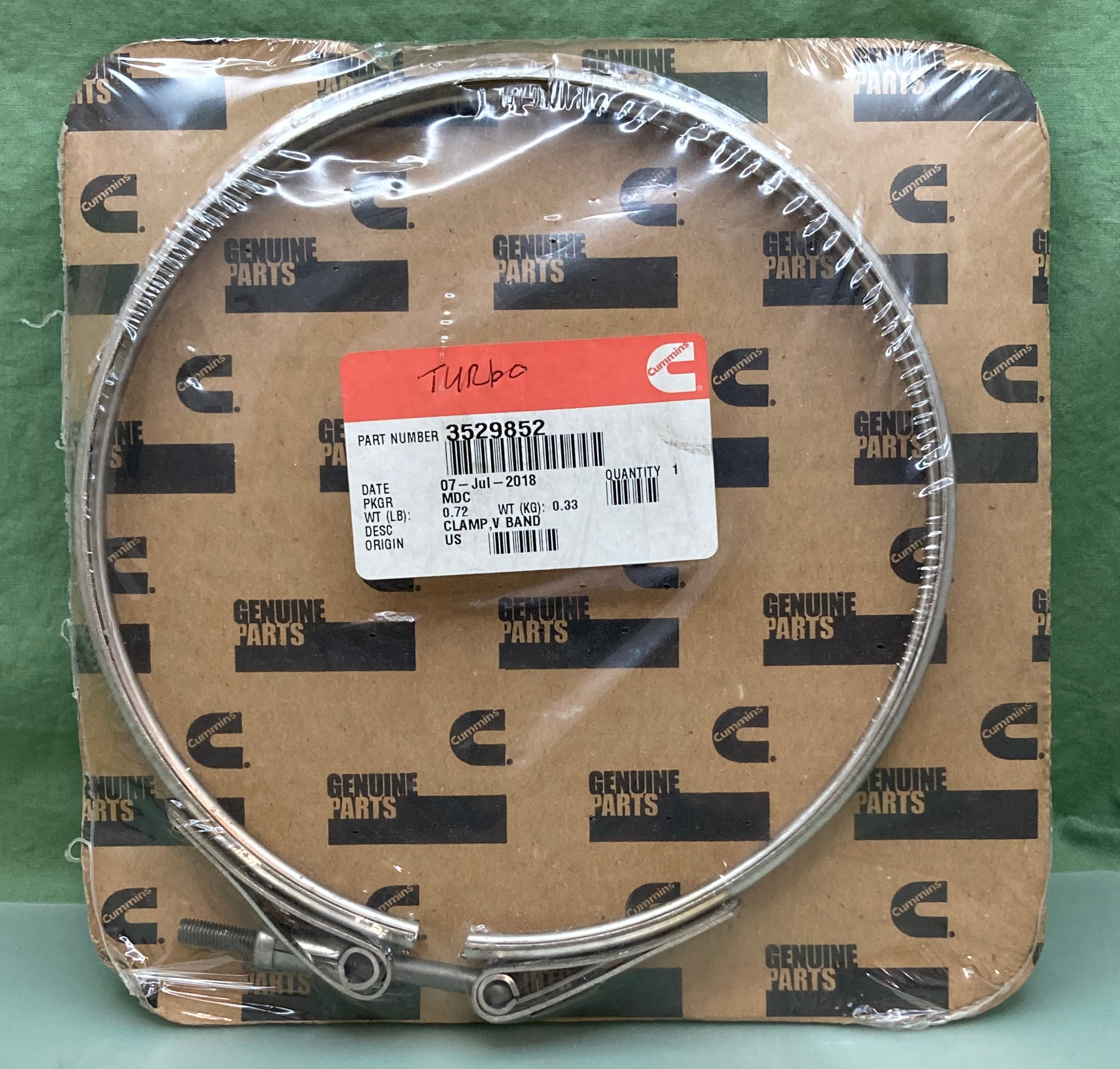 New Genuine Cummins 3529852 V Band Clamp – Merica Truck Parts