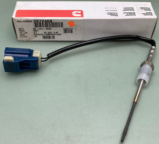 New Genuine Cummins 2872468 Sensor, Temperature
