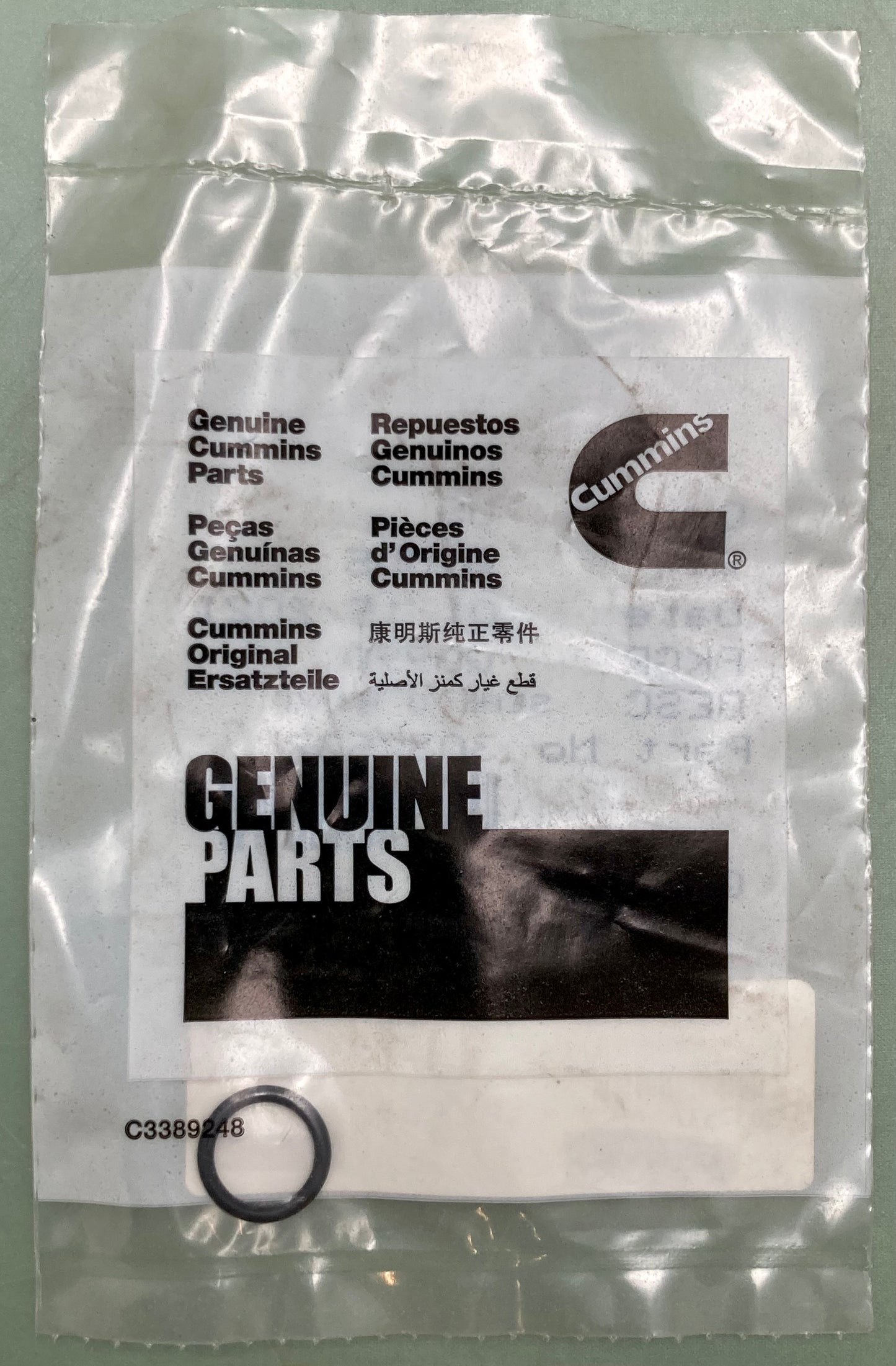 2 QTY New Genuine Cummins 3037537 Seal, O-Ring