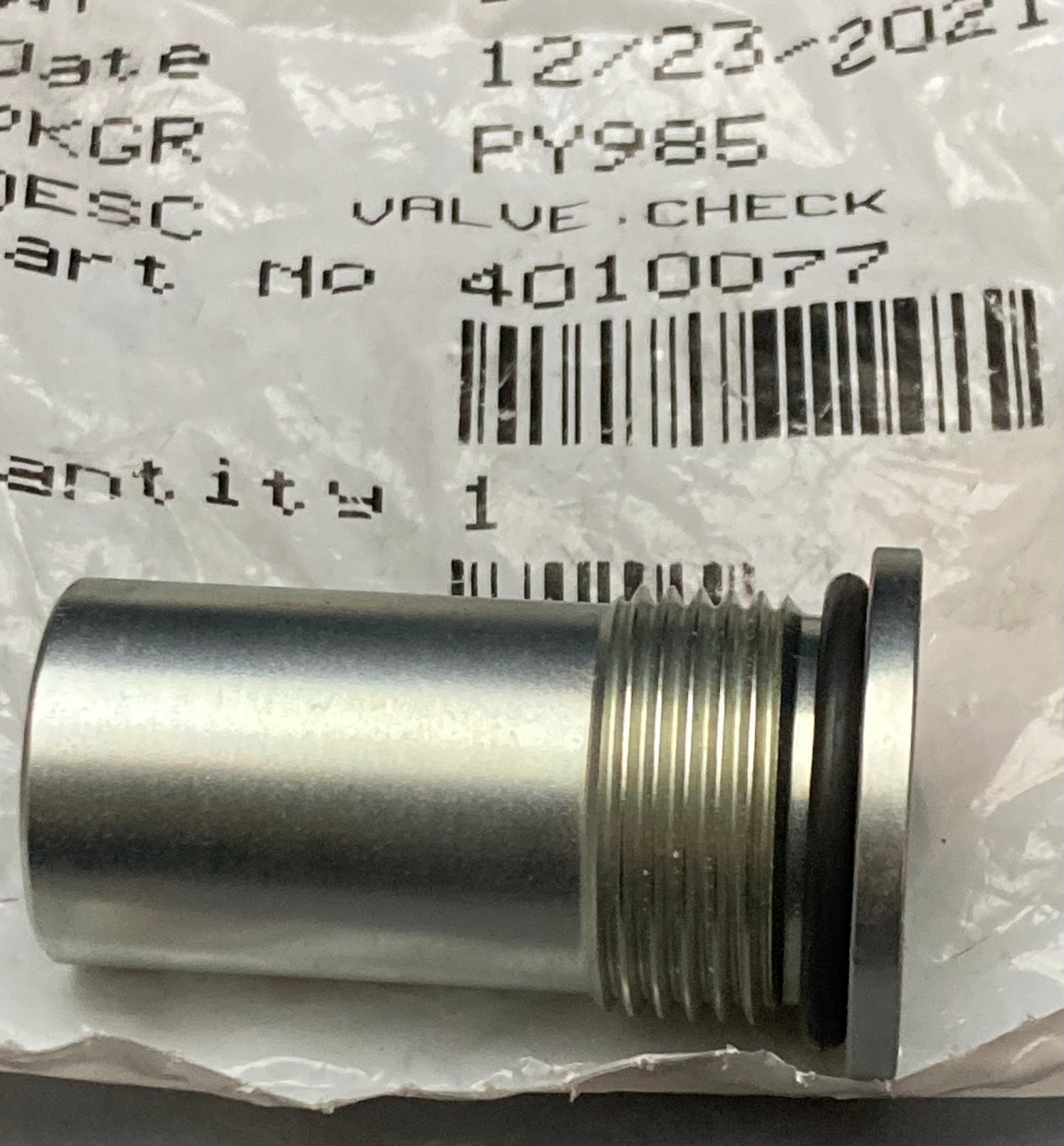 New Genuine Cummins 4010077 Valve,Check