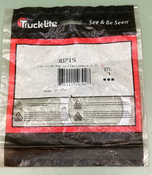 New Genuine Truck Lite 30715 Stainless Steel Lamp Flange Cover 2 inch