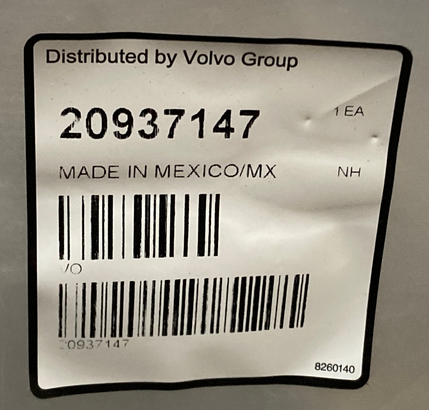 New Genuine Volvo 20937147 Multi-Purpose Hose