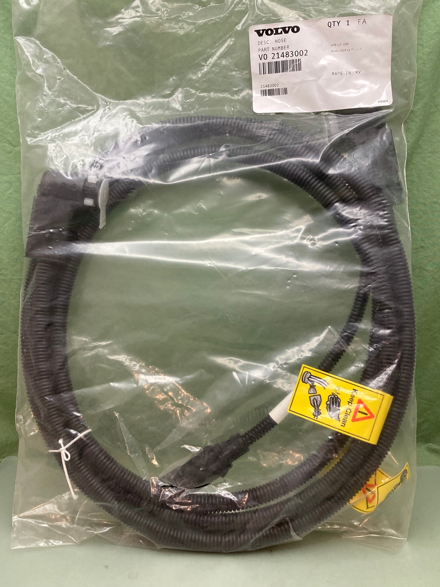 New Genuine Volvo 21483002 Multi Purpose Hose