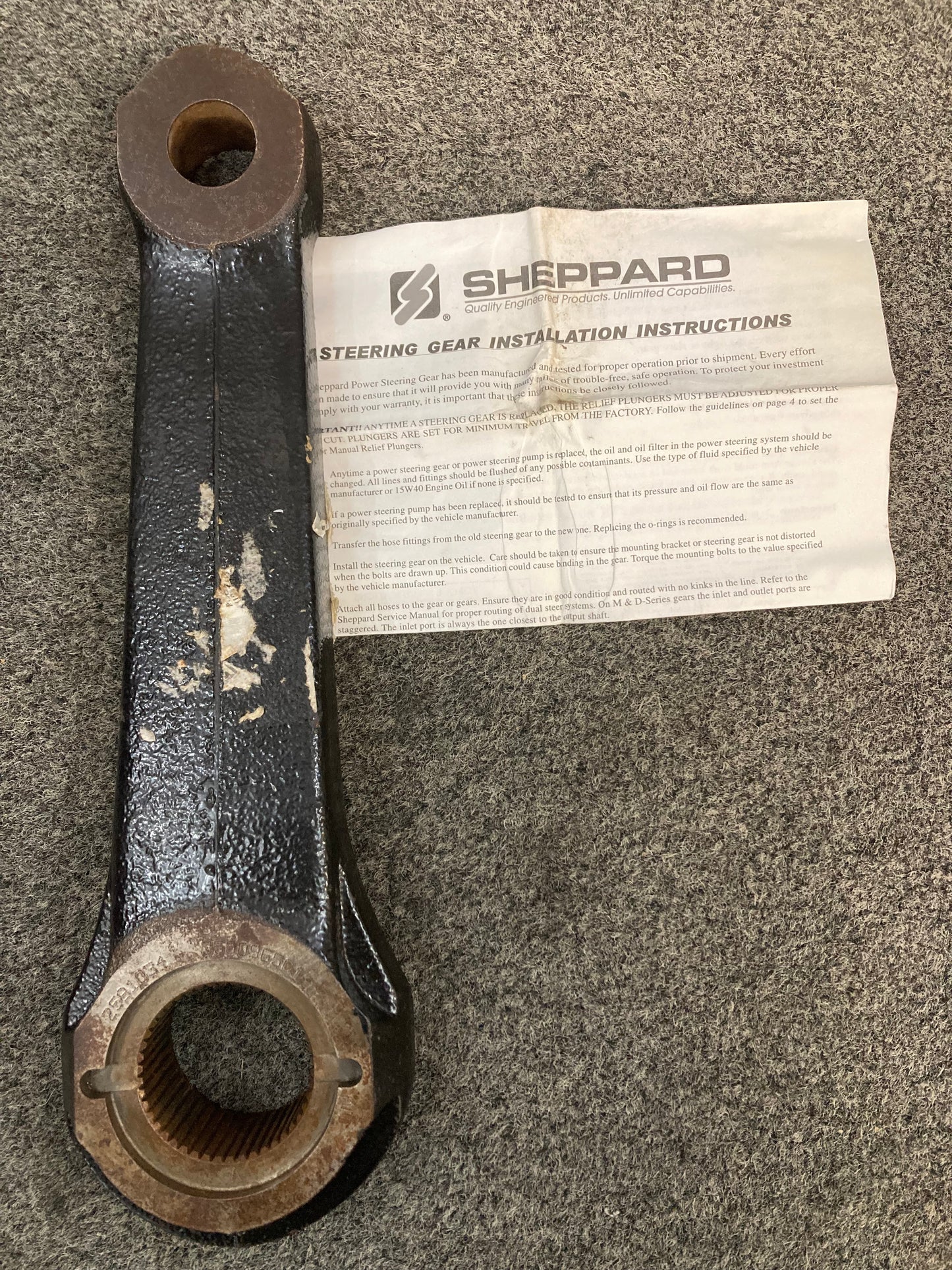 New Genuine Sheppard 2591034 Steering Gear International 3500965C1