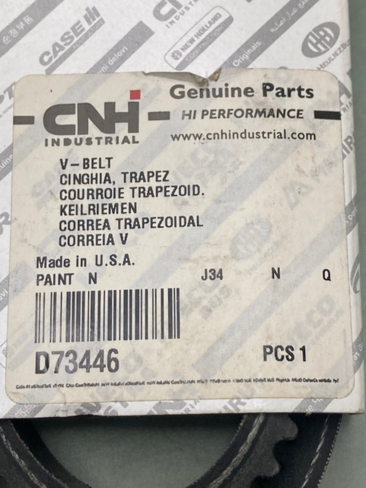CNH Industrial D73446 V-Belt 0.50" W x 51.50" L New Genuine