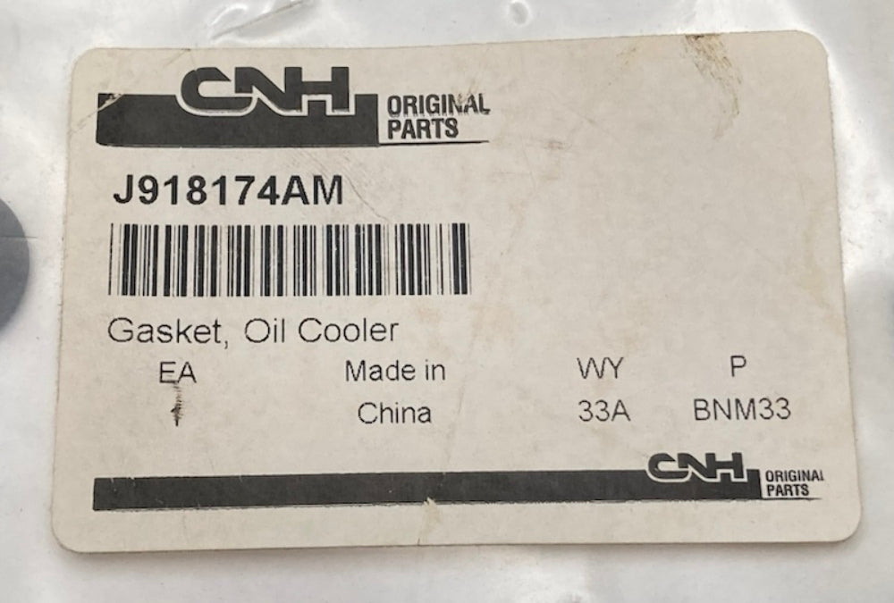 CNH J918174AM Gasket New Genuine