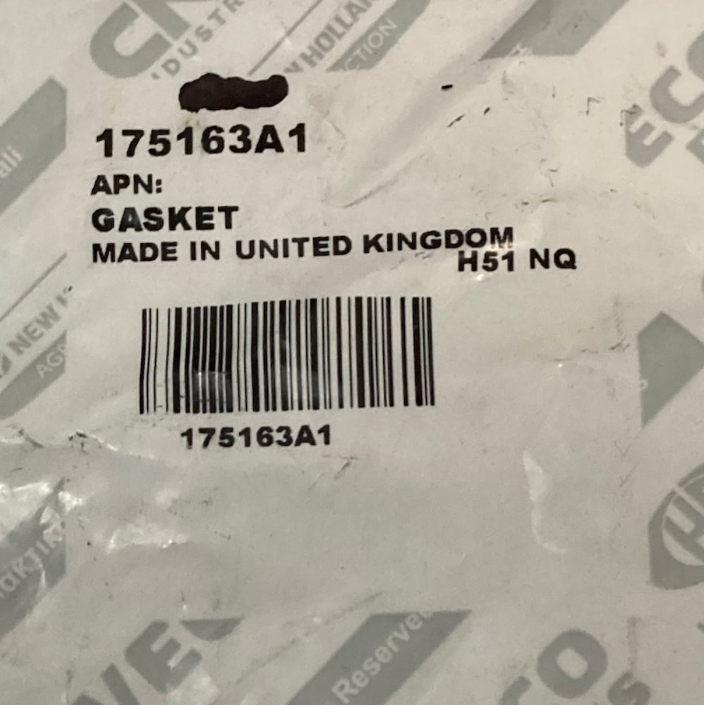 CNH Industrial 175163A1 Gasket New Genuine; 6190783M1; 87775274
