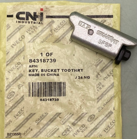 CNH Industrial 84318739 Key Bucket Tooth RT New Genuine